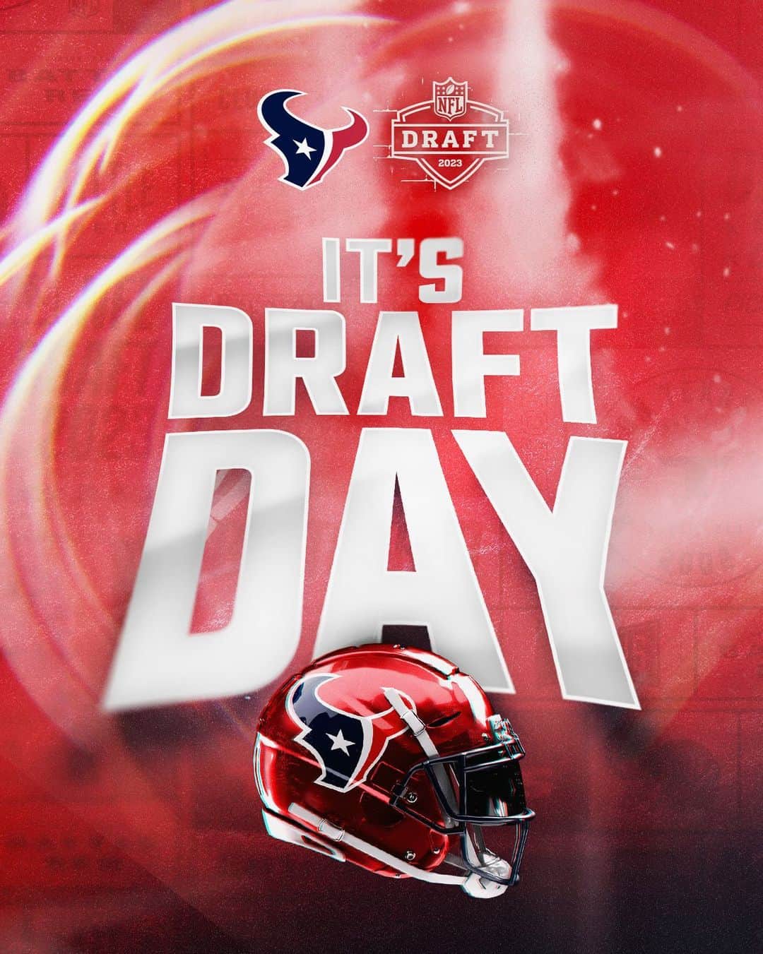 ヒューストン・テキサンズのインスタグラム：「IT’S DRAFT DAY, H-TOWN 🤘」