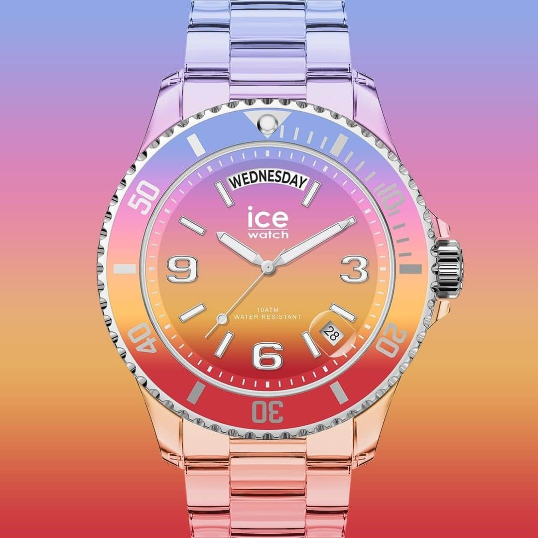 アイスウォッチさんのインスタグラム写真 - (アイスウォッチInstagram)「Fall for the vibrant and enchanting graduated dial of the ICE clear sunset - Energy watch! 💄🌅  #icewatch #iceclearsunset #sunset #colourful #new #spring #summer」4月27日 14時30分 - icewatch