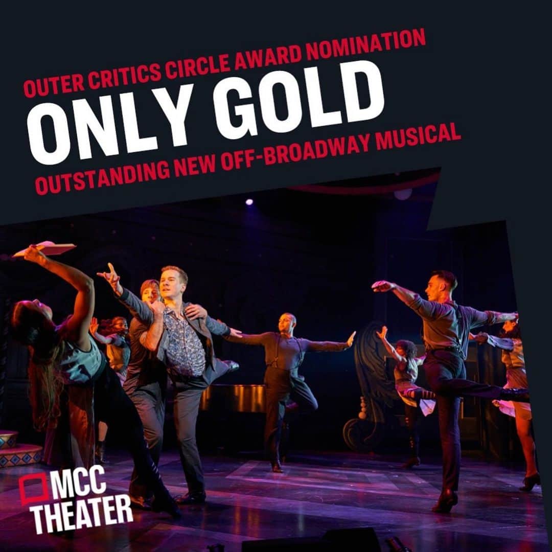 のインスタグラム：「Thank you so much to the Outer Critics Circle Awards for this nomination ❤️🙏」