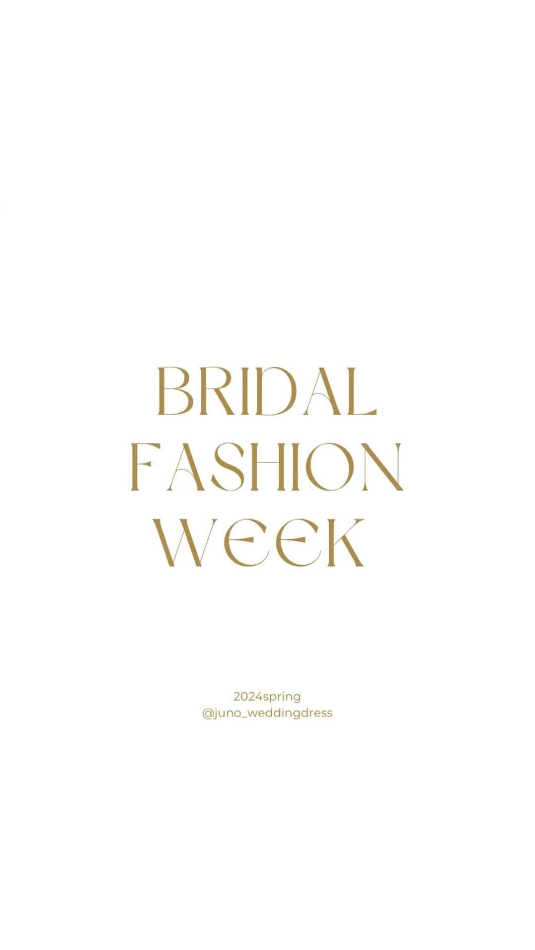 JUNOのインスタグラム：「NY Bridal Fashion Week highlight.🕊  #junowedding #wedding #weddingdress #weddinggown #nybfw2024 #newyorkbridalfashionweek」