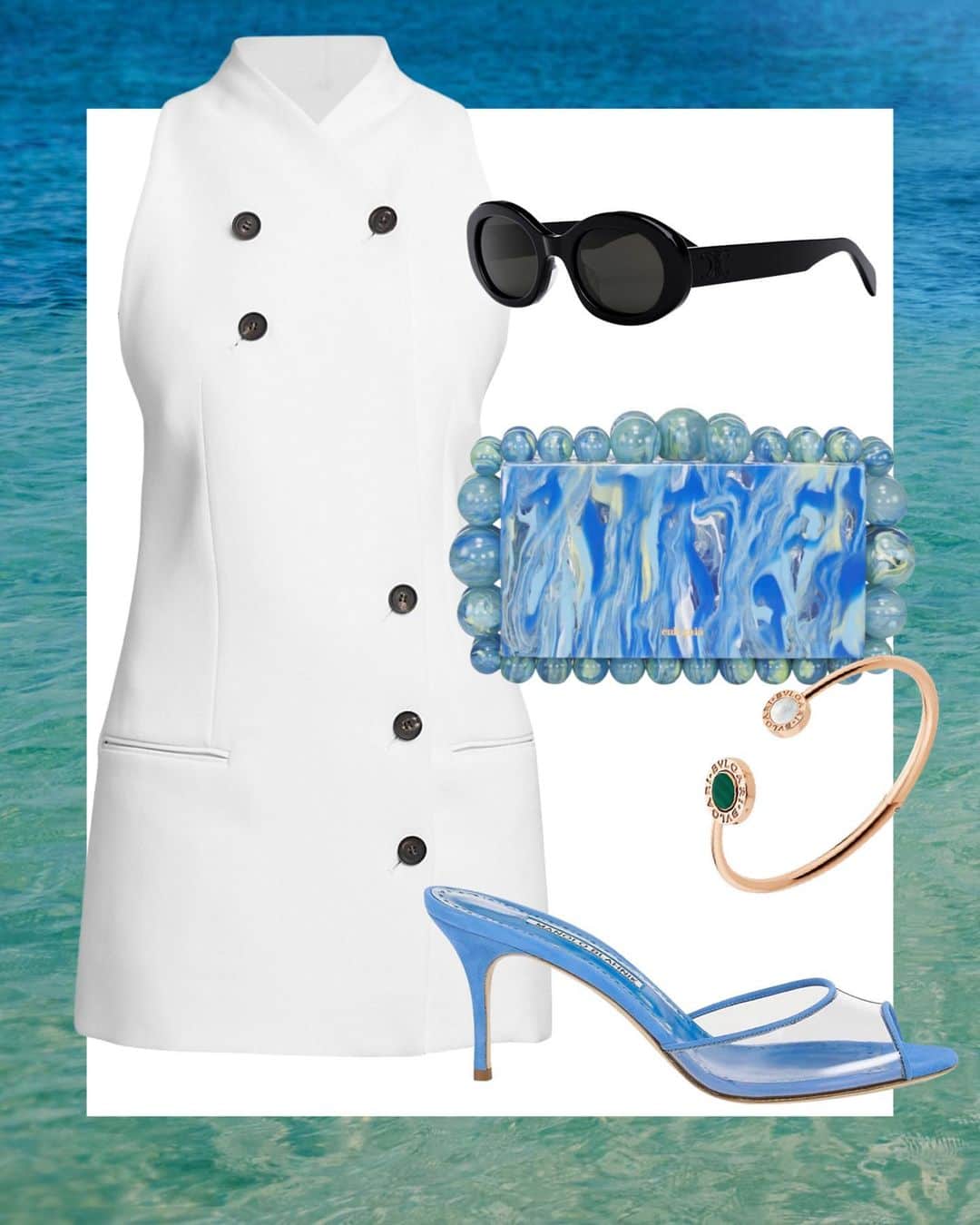 Saks Fifth Avenueのインスタグラム：「What we’d wear to a wedding extravaganza in the South of France, inspired by none other than #SofiaRichie and #ElliotGrainge’s wedding at Hotel du Cap-Eden-Roc.」