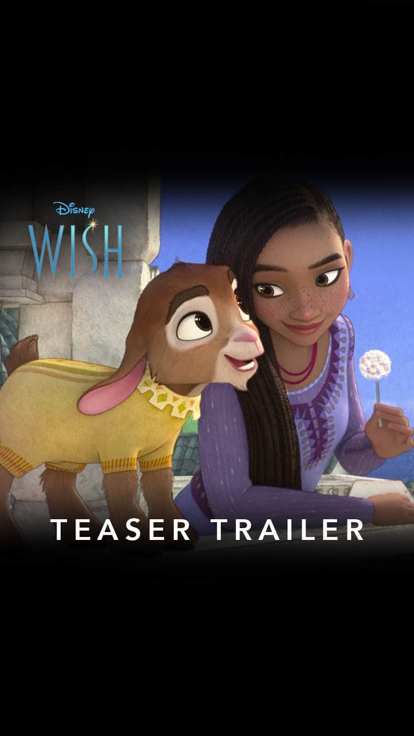 美女と野獣のインスタグラム：「Imagine a place where wishes come true... 🌠  Watch the trailer for Disney’s Wish and see the movie only in theaters this November.」