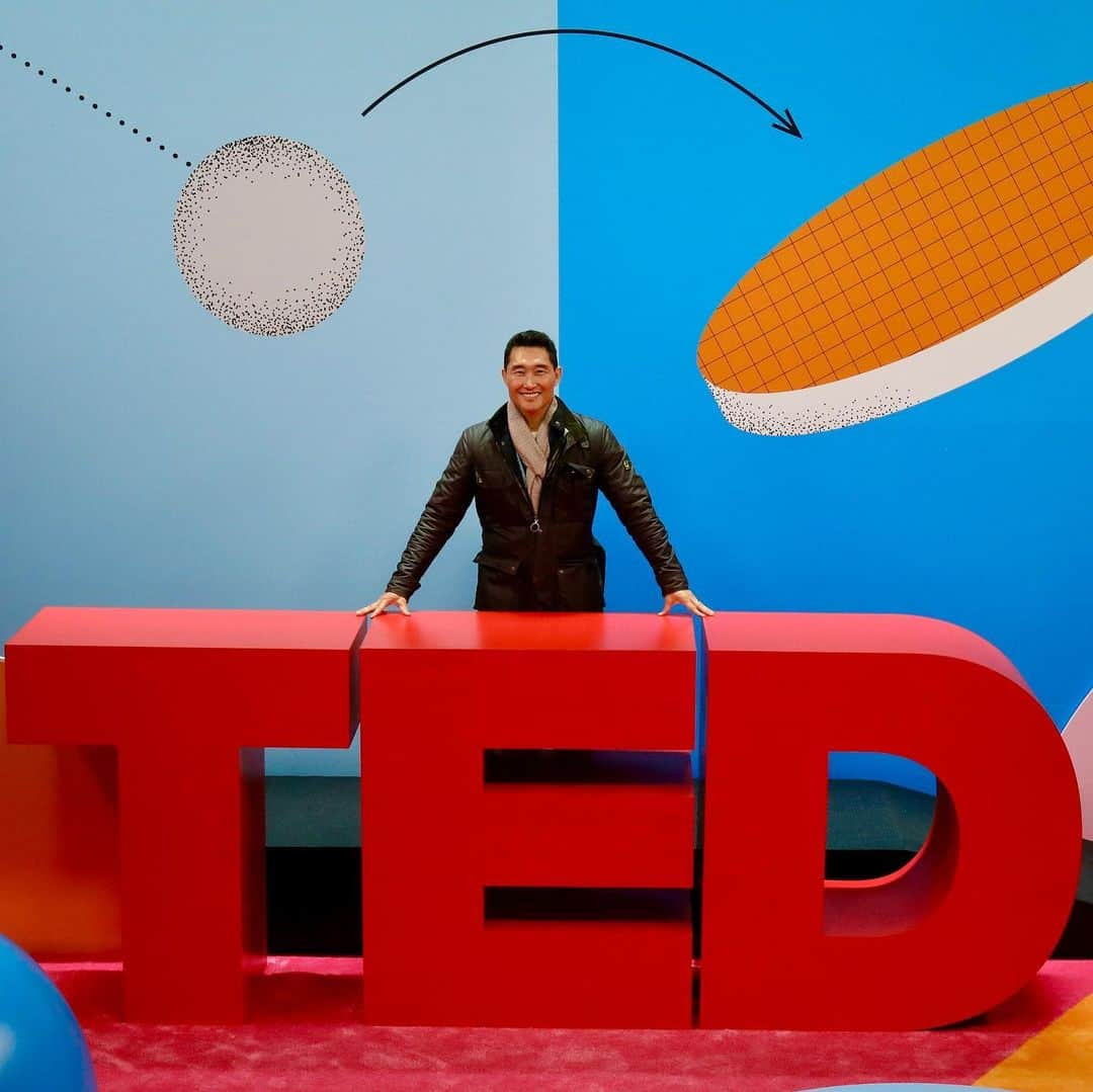 ダニエル・デイ・キムのインスタグラム：「Thanks to @ted for a week that was exhilarating, challenging, thought provoking, terrifying and ultimately, oh so inspiring. To old friends and new, thanks for making it such a great first conference!」