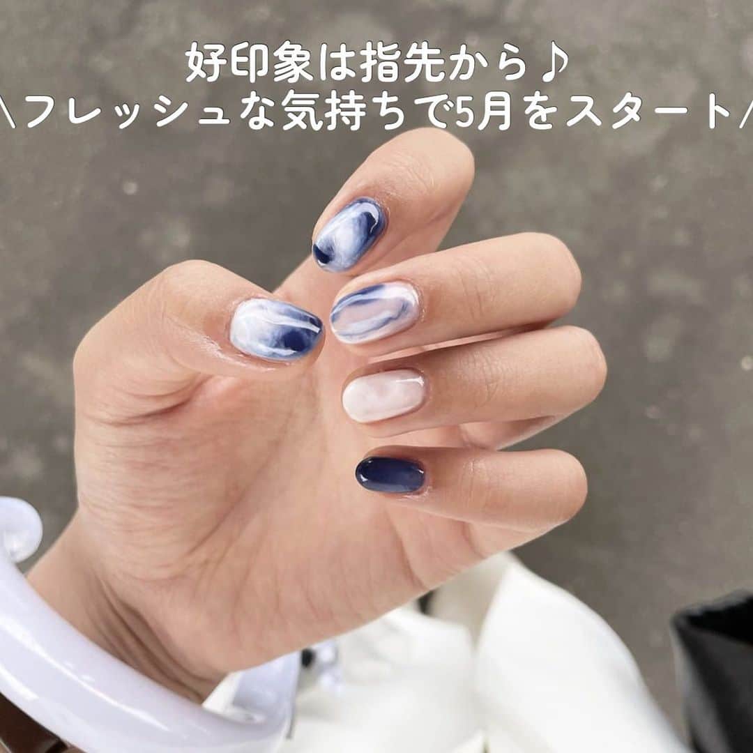 SHEL'MAGのインスタグラム：「【2023春夏ネイル】好印象は指先から♪フレッシュな気持ちで5月をスタート ━━━━━━━━━━━━━━━ もうすぐ4月も終わり5月目前！  新しい環境での生活はポジティブな変化であってもストレスがたまりがちみたいですよ。  5月病にへこたれないフレッシュな気持ちでスタートしたいですよね。  ショップスタッフのネイルデザインを参考に指先から気分転換してみて！ ━━━━━━━━━━━━━━━ #SHELTTERWEBSTORE  #SHELMAG  #ショップスタッフ  #2023ネイル」