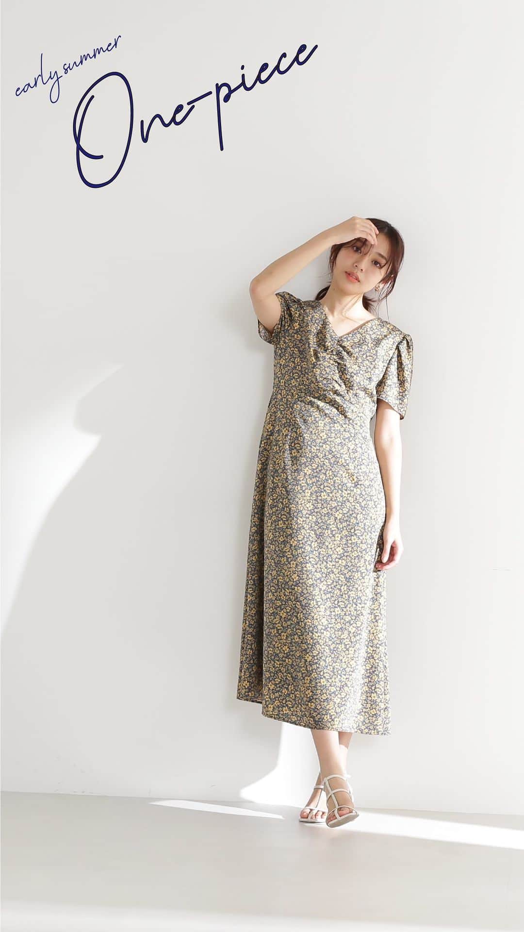 NATURAL BEAUTY BASICのインスタグラム：「early Summer onepiece.  初夏の日差しに映えるお出かけシーンにおすすめのワンピース✨ 1枚で着映えする主役ITEM!!  ✔商品のラインナップはタグ付けをチェック🏷  #ワンピース #花柄ワンピース # フレアワンピース #ロングワンピース  #夏先取り #初夏 #初夏コーデ #お出かけコーデ #オフィスコーデ #オフィスカジュアル #通勤コーデ #ワンピースコーデ #大人可愛い #カラーコーデ #着回しコーデ #きれいめカジュアル #ベーシックコーデ #ベーシック #ナチュラルコーデ #トレンドスタイル #シンプルコーデ #ナチュラルビューティーベーシック #naturalbeautybasic」