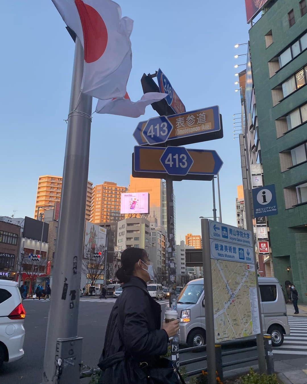 Fushimi natsukiさんのインスタグラム写真 - (Fushimi natsukiInstagram)「✨✨✨✨🌇  tokyo  好きな夕焼け空　♡  #東京#tokyo#表参道#omotesando #ふしみ空」4月27日 19時27分 - fusshan