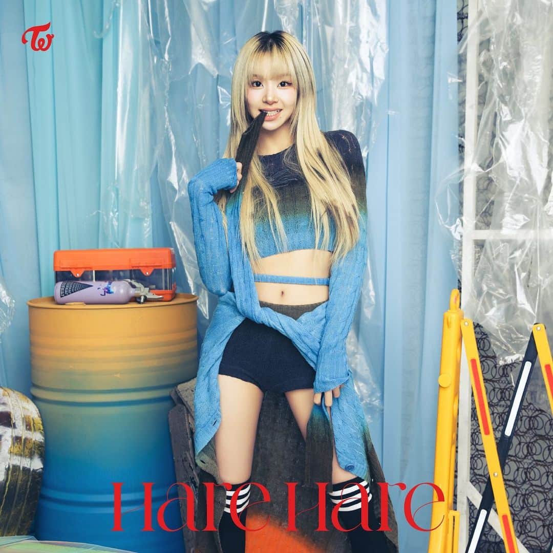 TWICE JAPANのインスタグラム：「TWICE JAPAN 10th SINGLE『Hare Hare』 2023.05.31 Release  Concept 2. CHAEYOUNG  #TWICE #HareHare #CHAEYOUNG」
