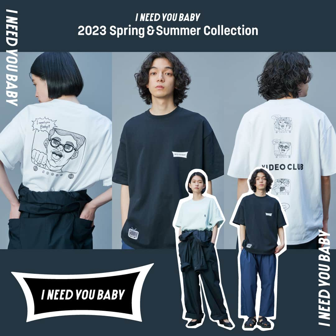 フリークスストアさんのインスタグラム写真 - (フリークスストアInstagram)「-＜I Need You Baby＞ 2023 Spring & Summer Collection 今期のテーマを形にした新作コレクション-  スタイリスト「三田真一氏」が手がける、I Need You Babyの2023 Spring & Summer Collectionが登場。 今回は、映像ディレクター「田中裕介氏」が手がけたグラフィックがプリントされたTシャツや、ヴィンテージのフライトジャケットをベースにしたオールインワンなど、独自の世界観を追求したコレクションとなっている。  ▶︎TOPページ( @freaksstore_official )のURLからFeatureをご覧ください。  #freaksstore #フリークスストア #freaksstore23ss #freaksstoreofficial #freaksstore_men」4月27日 20時01分 - freaksstore_official