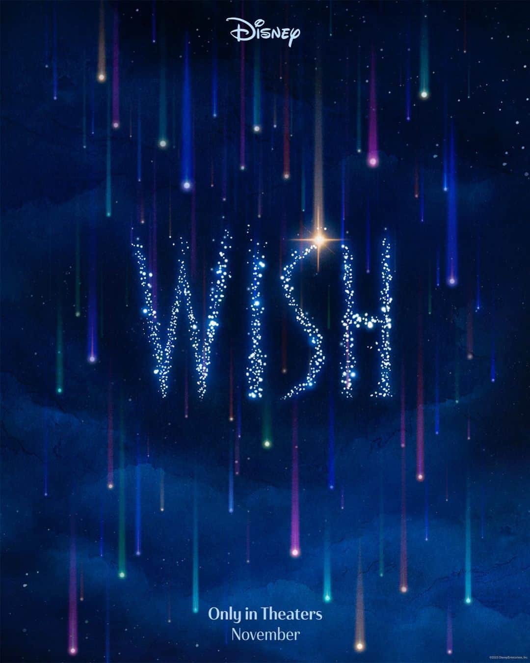 美女と野獣のインスタグラム：「Check out the poster for Disney's all-new movie Wish, coming only to theaters this November!」