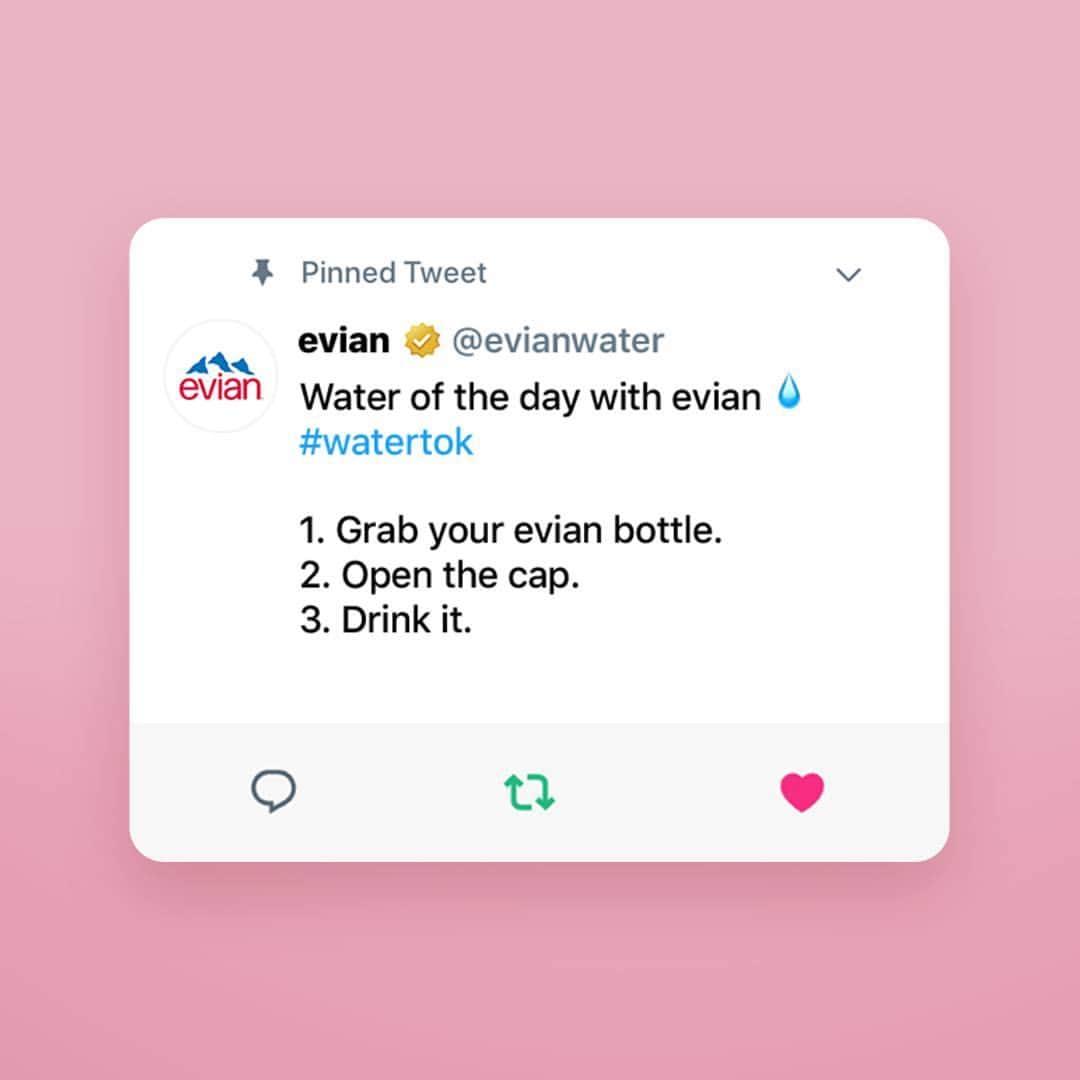 evianさんのインスタグラム写真 - (evianInstagram)「The perfect #WaterTok recipe doesn’t exis… ​  evian is perfect just the way it is 💧 Nothing extra added. Just French natural mineral water.」4月27日 21時00分 - evianwater