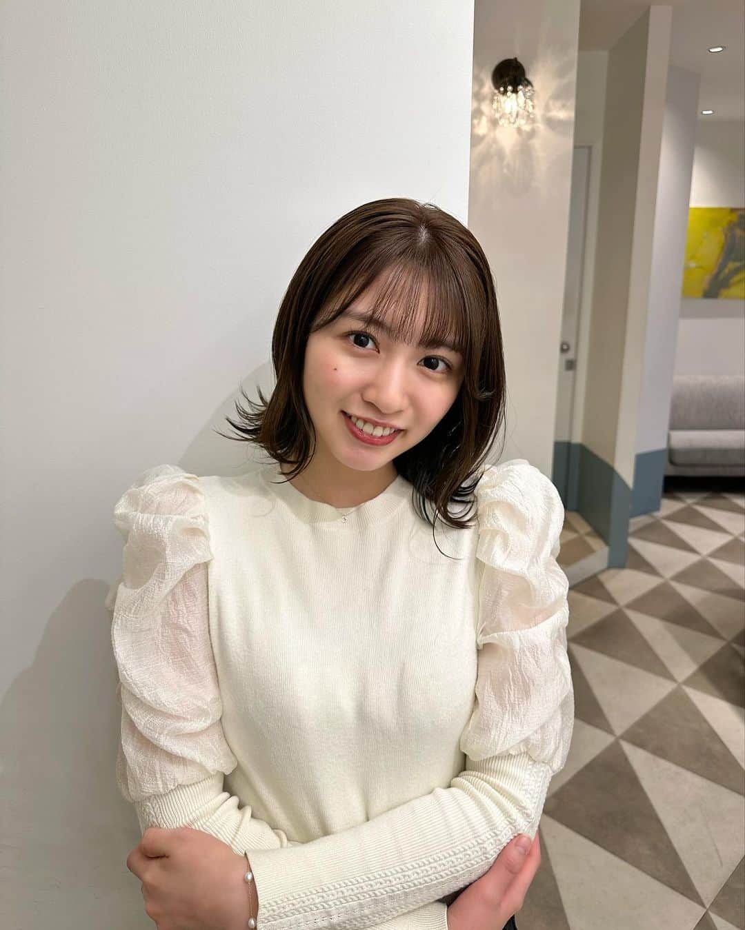 青島妃菜さんのインスタグラム写真 - (青島妃菜Instagram)「GWに向けて綺麗なヘアにして頂きました✨✨ さゆりさんいつもありがとうございます☺️✨」4月27日 21時09分 - hina1226_01