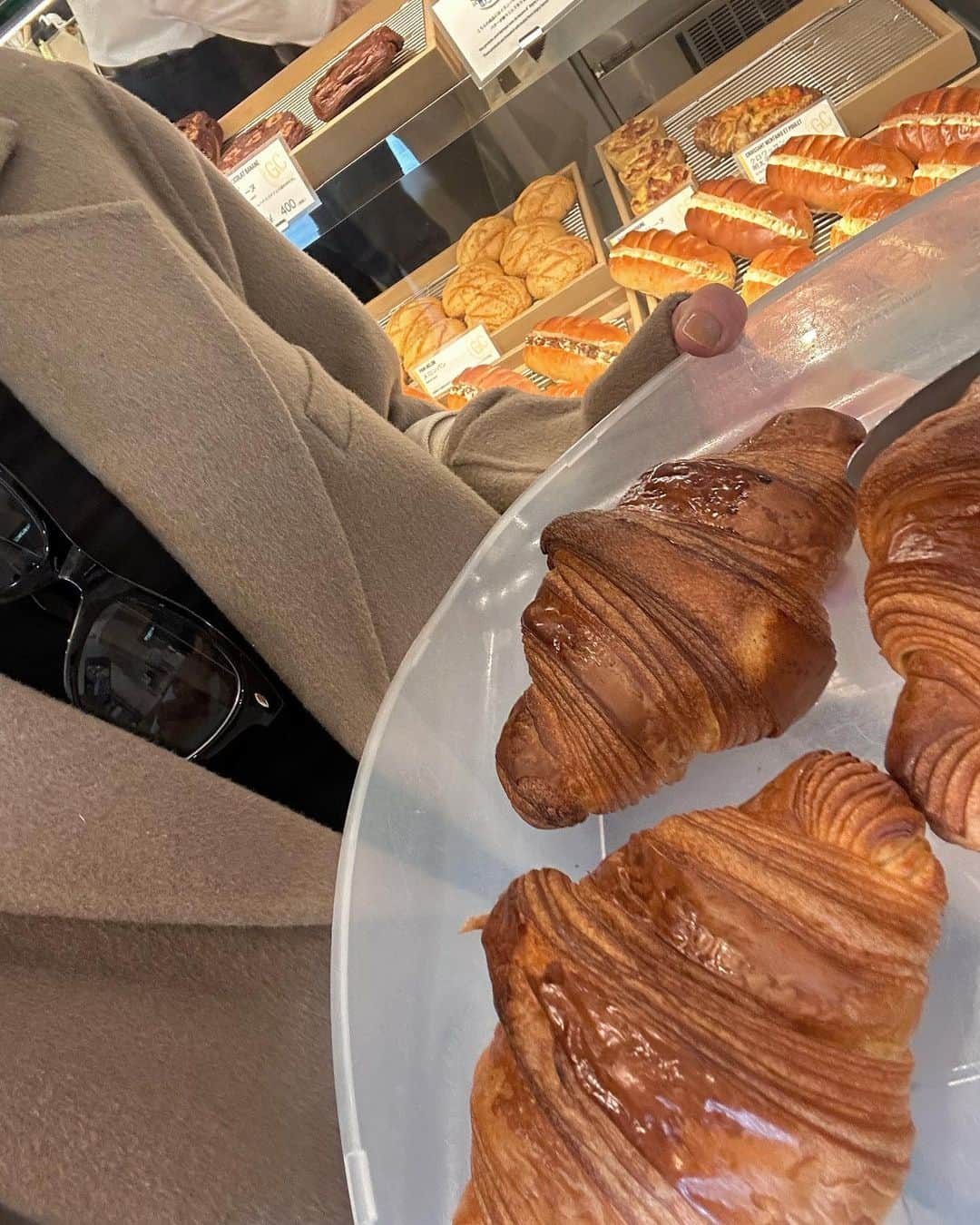 吉竹美聡のインスタグラム：「久しぶりに食べたくなって🥐♥️🥐」