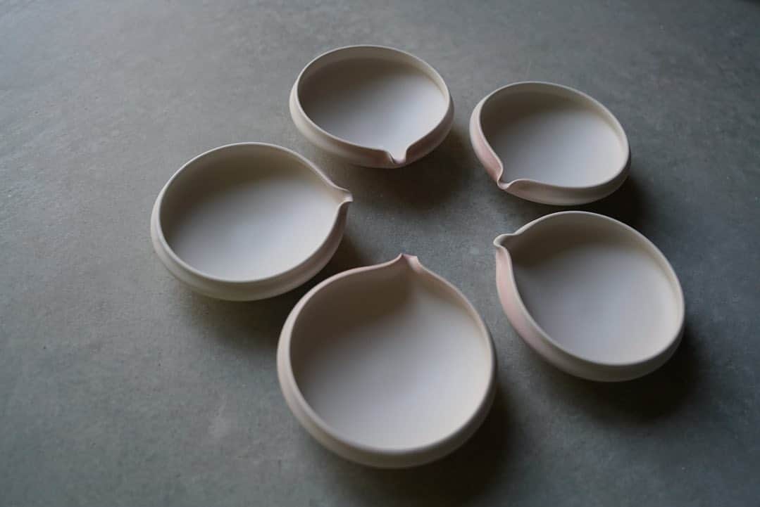 阿部春弥さんのインスタグラム写真 - (阿部春弥Instagram)「・ Bowl with spout. White mat. A faint pink appears in the kiln change. ・ 白マットの４寸片口鉢です。 ・ #器#うつわ#阿部春弥 #pottery#porcelain#ceramics#handcrafted」4月27日 21時24分 - abe_haruya