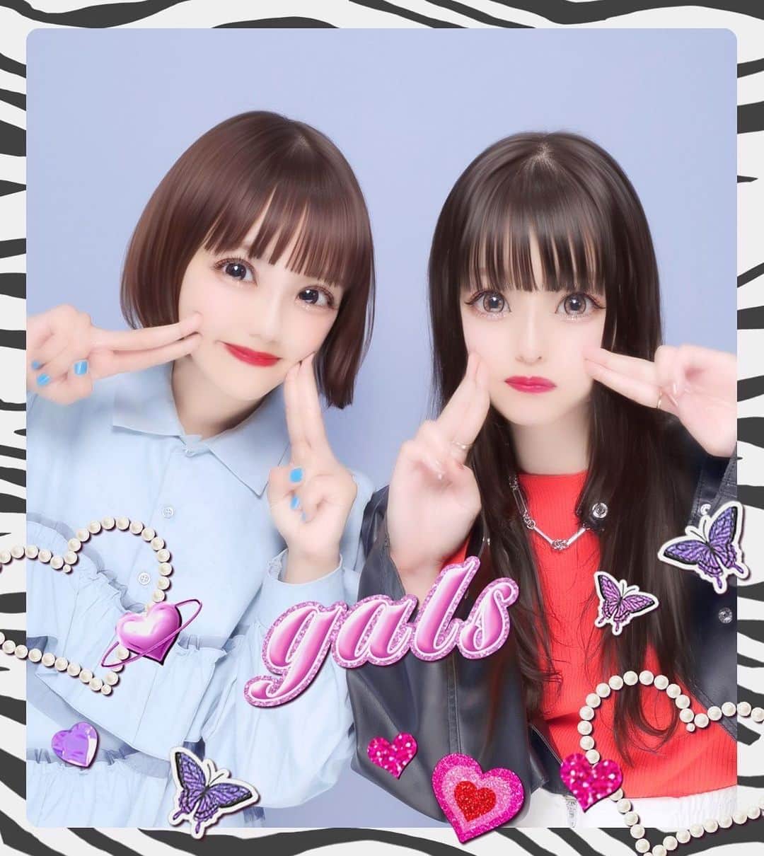 幹葉（スピラ・スピカ）のインスタグラム：「💗🦋‪gals🦋‪💗」
