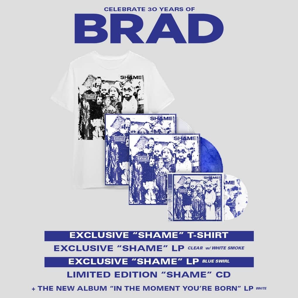 Revolverのインスタグラム：「⚡ BRAD — featuring PEARL JAM's Stone Gossard — released their classic debut 30 years ago today!⁠ ⁠ We're celebrating with new colored vinyl reissues, plus an exclusive CD edition and T-shirt.⁠  ⁠ Quantities are limited. Order yours now via the link in our bio. 🔗⁠」