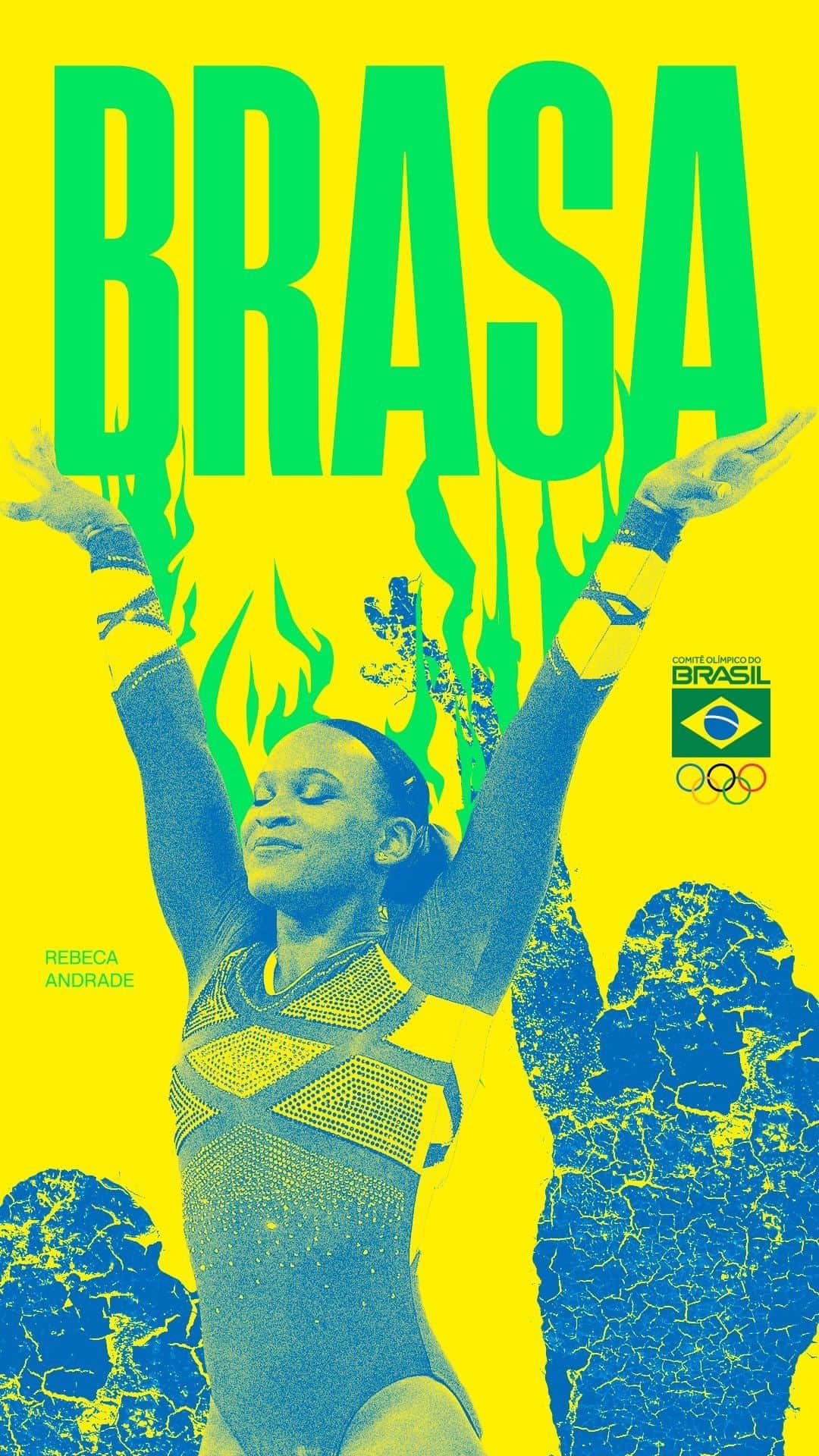 レベッカ・アンドラーデのインスタグラム：「Hoje é um dia especial para o movimento olímpico brasileiro.   O Comitê Olimpico do Brasil está lançando a sua campanha oficial rumo a Paris 2024.  Assista ao manifesto que vai *embrasar* essa jornada olímpica do @timebrasil.  Manda Brasa, Brasil! 🔥🤩🇧🇷  #mandabrasa #cob #timebrasil」