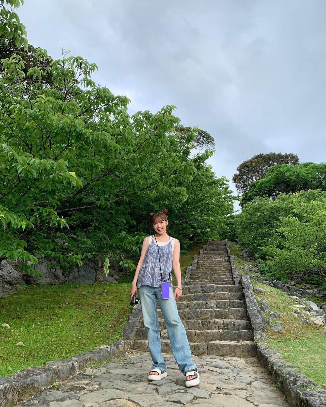 のインスタグラム：「もう夏満喫した🏝️🩴」