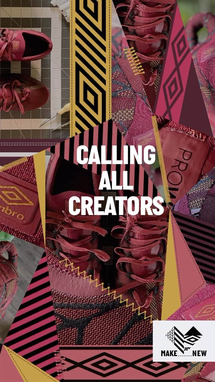 UMBROのインスタグラム：「Calling all creators 🧶🪡✂️ 🤳.   Just like @tuesdaypickup, we want to you to show us your upcycling skills. From ⚽️’s to boots, garments to accessories and more, head to www.umbro.com/make-new and upload your best projects.   Our favourites will be sent a Mystery Box of 💎💎products and challenged to create a unique upcycled piece from them.   Entries are open now and close on 15.06.23 at Midnight UK Time. Stay tuned for more inspiring #makenew projects coming soon.  #umbro #upcycle #upcycling #upcycled」