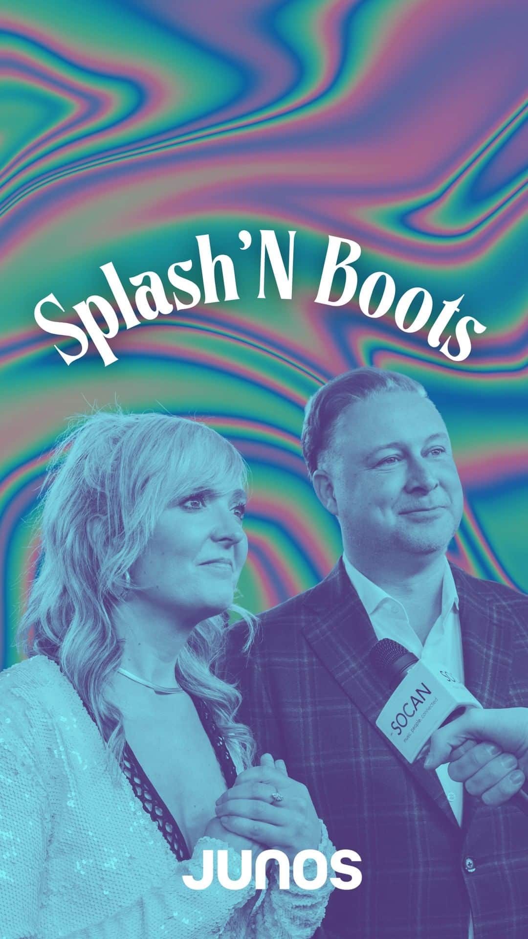 SOCANのインスタグラム：「We met up with @splashnboots on @thejunoawards red carpet and their approach on writing music for children. #canadianmusic #songwriting #childrensmusic」