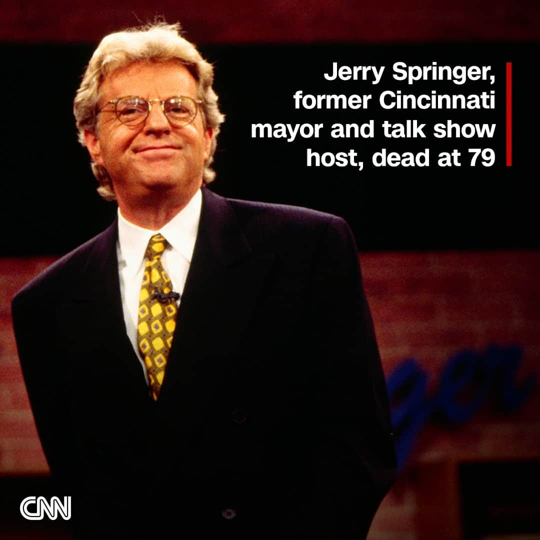 CNNさんのインスタグラム写真 - (CNNInstagram)「Jerry Springer, the former Cincinnati mayor and longtime TV host whose tabloid talk show was known for outrageous arguments, thrown chairs and physical confrontations between sparring couples and homewreckers, has died, Bradley Singer, his manager, said. Springer was 79.  Springer once told CNN that he did not mind being referred to as the “grandfather of trash TV,” saying in 2010, as “The Jerry Springer Show” celebrated its 20th anniversary on the air: “It’s probably accurate. I don’t know what the award for that is, but I think it is true that we were probably one of the first shows to present some of the outrageousness we have.”  The show ended in 2018, after more than 4,000 episodes and countless think pieces about Springer’s role in the decline of culture, if not civilization.  Read more about Jerry Springer's legacy at the link in bio.  📷: Ralf-Finn Hestoft/Corbis Entertainment/Getty Images」4月27日 23時52分 - cnn