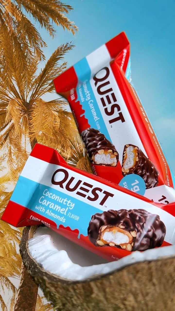 questnutritionのインスタグラム：「Just deliciously fun, good vibes. Let’s coconutty together? 😎🥥🌴」