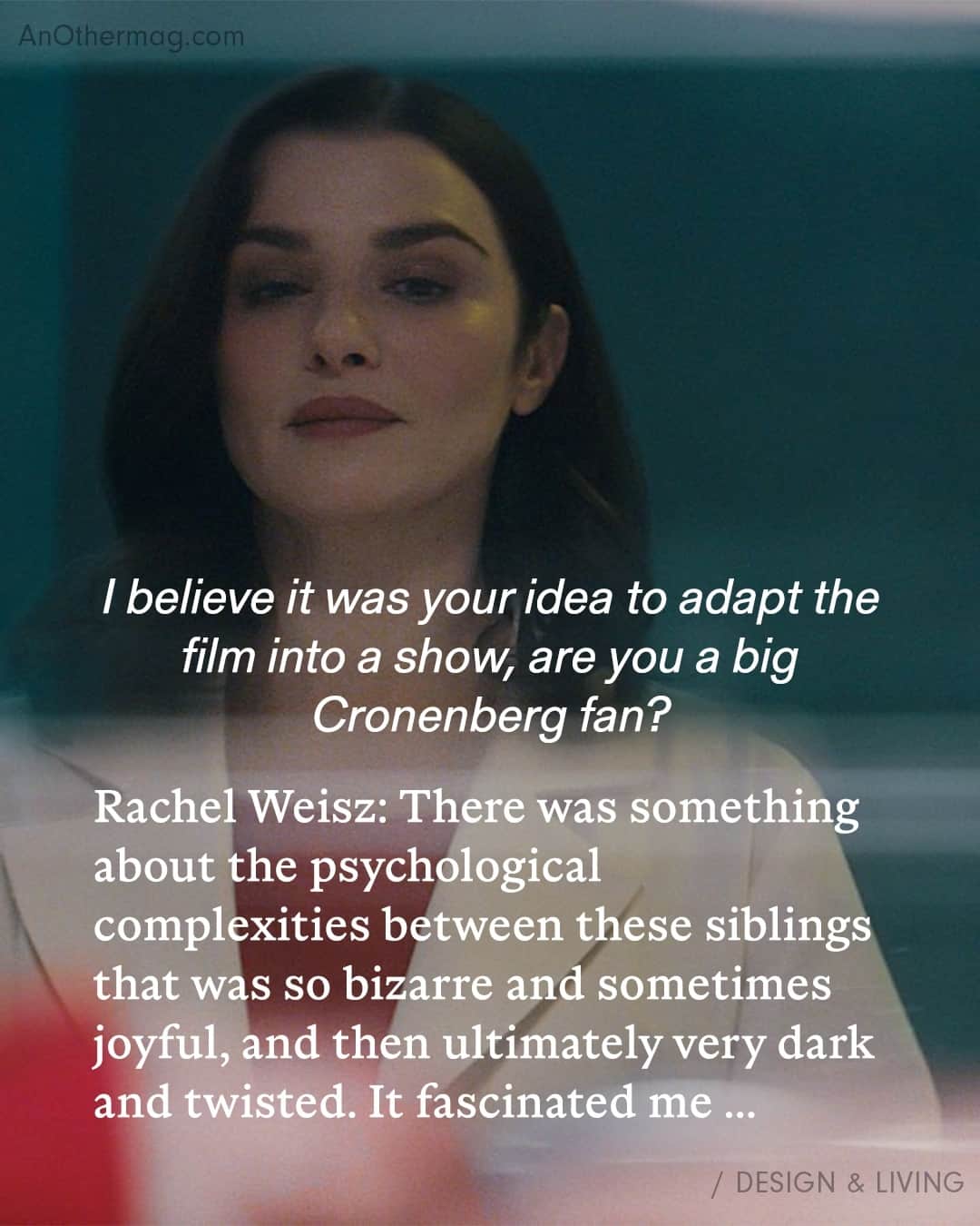 AnOther Magazineさんのインスタグラム写真 - (AnOther MagazineInstagram)「Starring #RachelWeisz as a pair of gynaecologist twins with a serious case of separation anxiety, Dead Ringers is a gender-flipped, queer take on the 1988 David Cronenberg film of the same name. ⁠ ⁠ At the link in bio, @alex_j_denney spoke with Rachel Weisz and showrunner @alice_birch about the making of the new series 📲⁠ ⁠ 📸 Dead Ringers, 2023 (Film still)」4月28日 2時10分 - anothermagazine