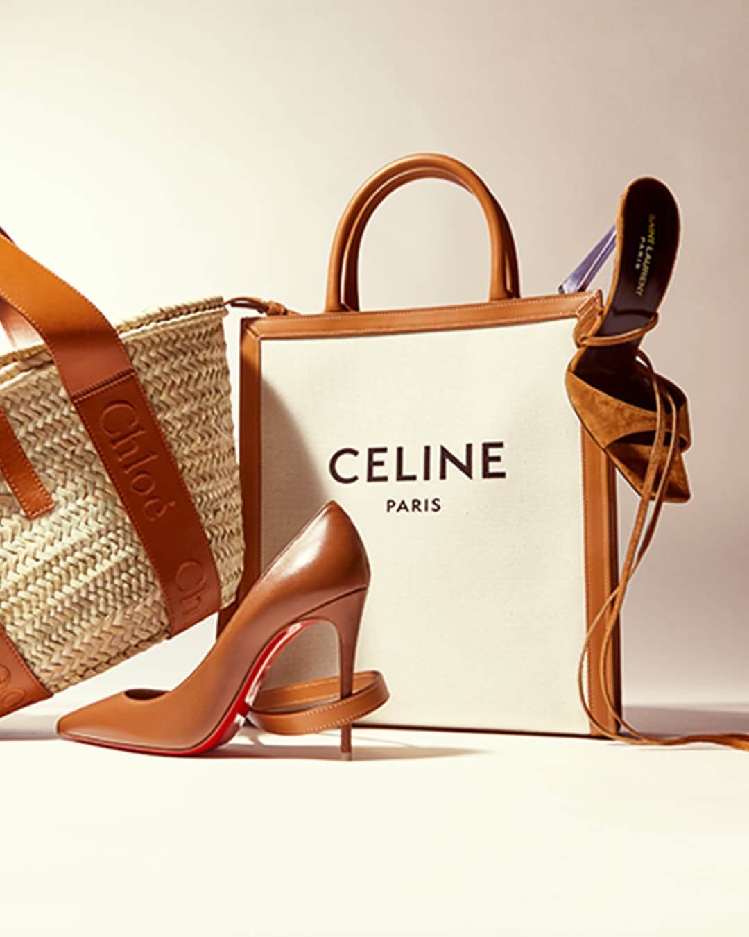 GILTのインスタグラム：「The French know their luxe. Here’s proof. Tap to shop #CELINE, #SaintLaurent and more.」