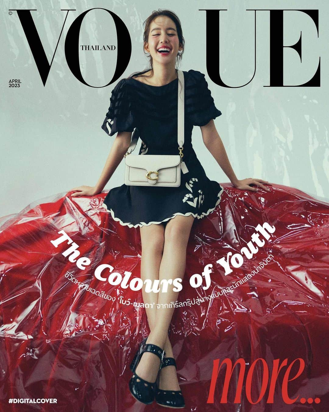 コーチさんのインスタグラム写真 - (コーチInstagram)「Tabby takeover, @voguethailand edition. ⭐ Our beloved shoulder bag earns a top spot in the magazine's latest issue starring @bow_maylada.   Photographer: @aekaratt Stylist: @tawan___K Model: #bow_maylada Makeup: @luckysevenb Hair: @biobell.lpz Interviewer: @opor.peeranat Art Director: @wiwanwo Graphic Designer: @hllbb #InMyTabby #TabbyBag #CoachNY」4月28日 3時14分 - coach