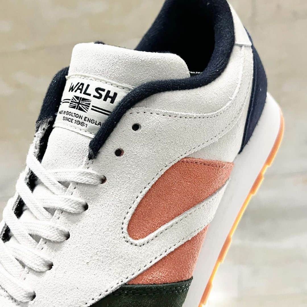 ウォルシュのインスタグラム：「A whole lot of new season has landed at Walsh. Shop Online Now.   📸 @walsh_jp   #normanwalsh #britishmade #trainers #sneakers #ukmfg #footwear #shoes #madeinbritain」