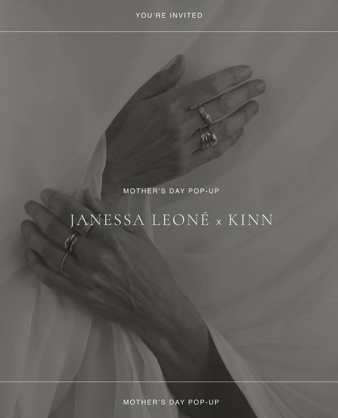 JanessaLeoneのインスタグラム：「LOS ANGELES, CA ___ Please join us and @kinnstudio in celebrating Mother's Day for a weekend event at The Edit by Janessa Leoné.   Enjoy complimentary refreshments + zapping bracelets.   Zapping appointments are encouraged, walk-ins are welcome.」
