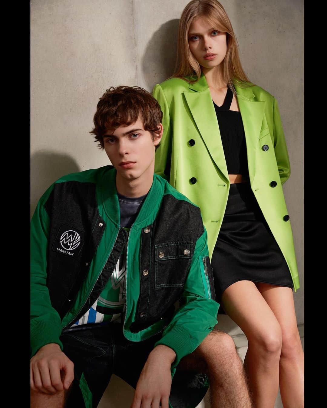 マークファストのインスタグラム：「Mark Fast SS23 💚」