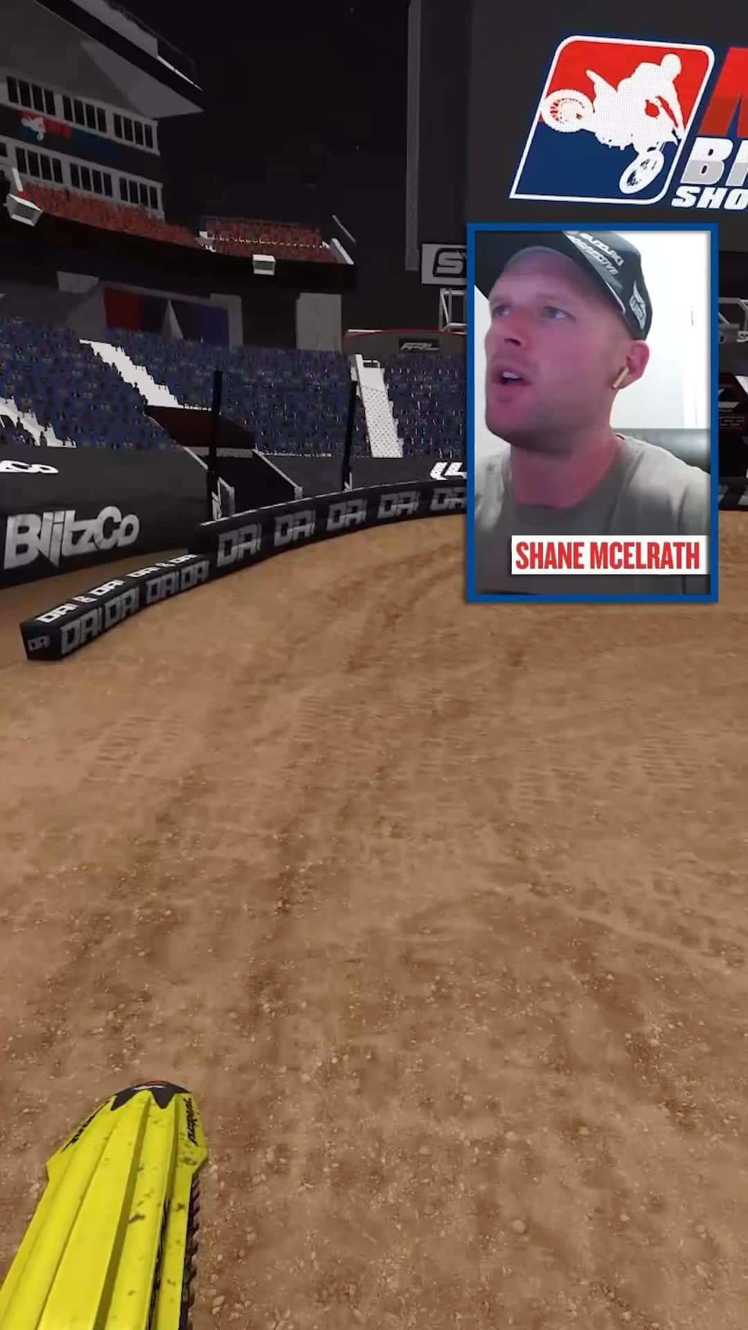 Racer X Onlineのインスタグラム：「Shane McElrath takes you through some tricky passing spots on the Nashville track 🔀 LINK IN BIO 📺 #SupercrossLIVE」