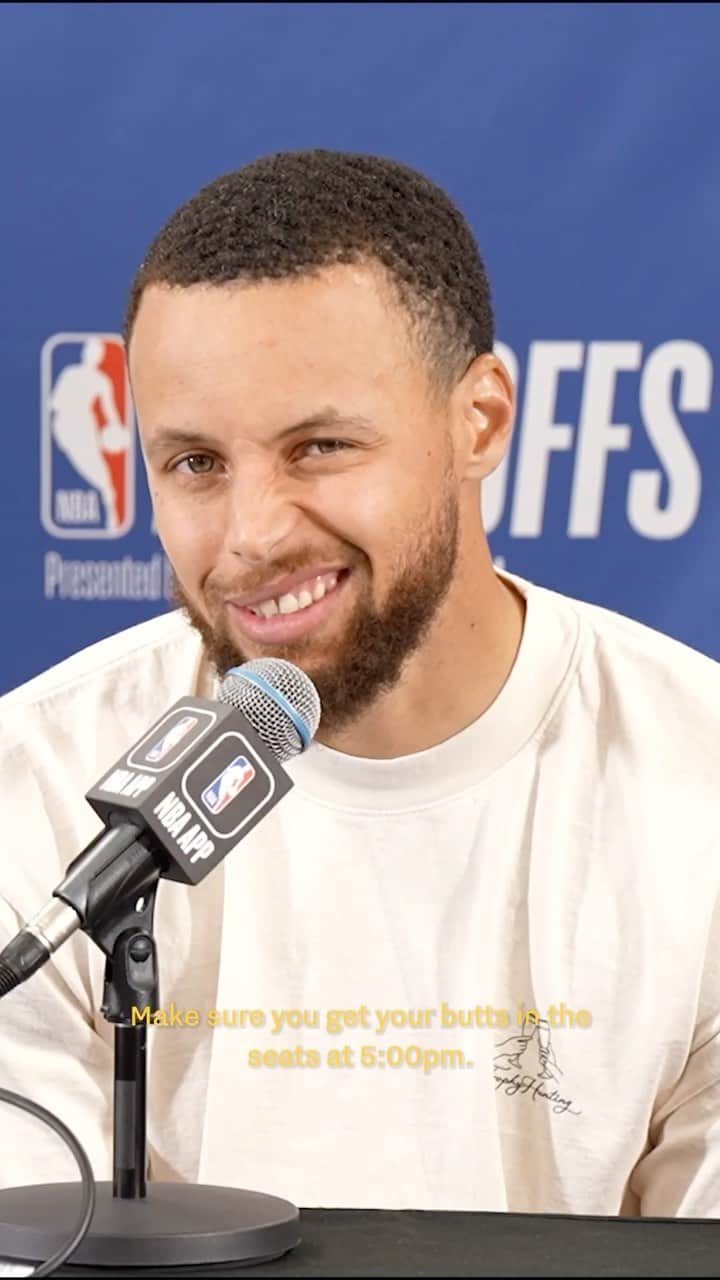 のインスタグラム：「Send this to your boss  RE: @warriors Game 6 tipoff at 5 PM」