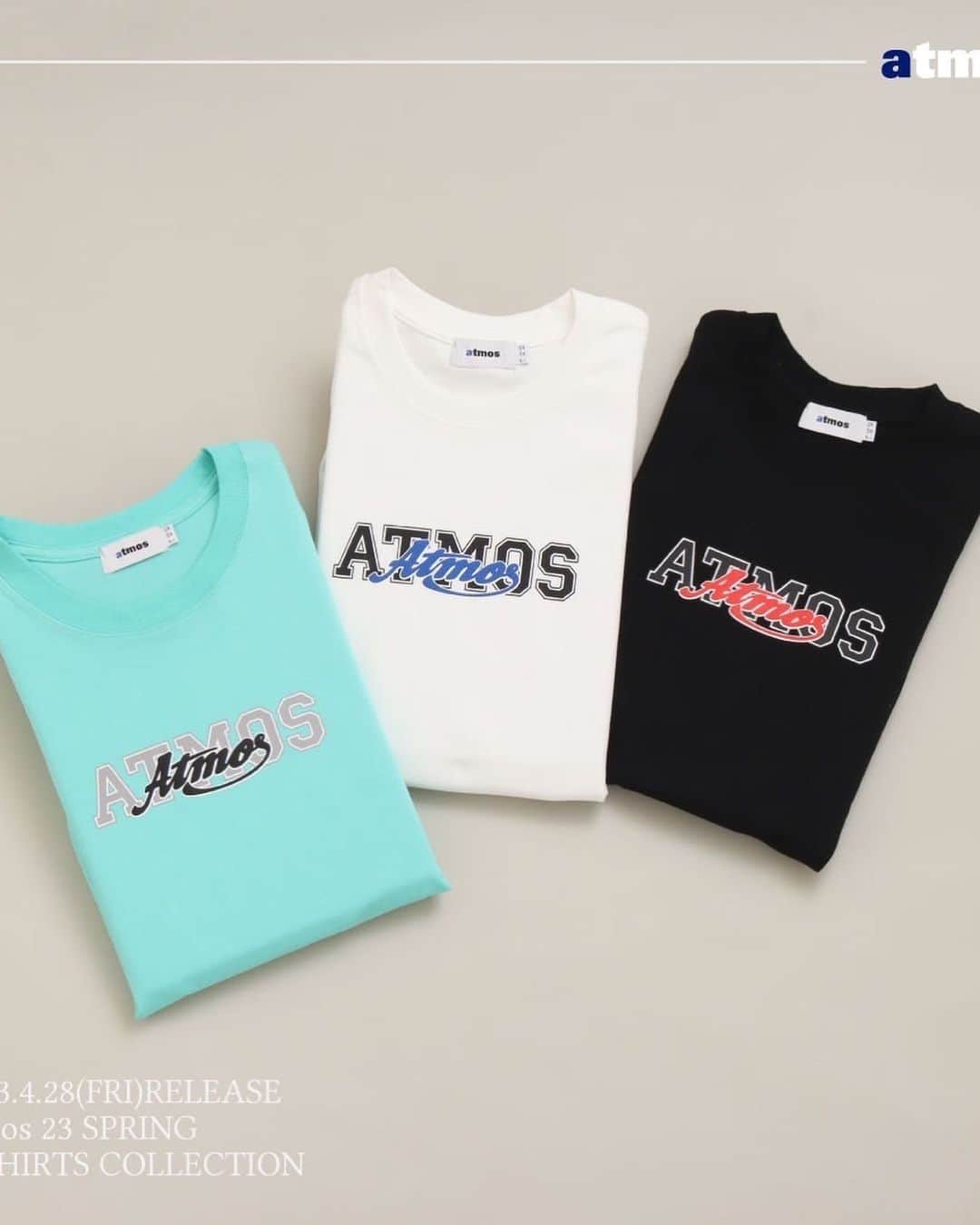 Sports Lab by atmos OSAKAさんのインスタグラム写真 - (Sports Lab by atmos OSAKAInstagram)「. ↓↓↓ 4/28(FRI)RELEASE AAA Embroidery T-shirts MA23S-TS002 ¥6,600-(tax included)  Message Logo T-shirts MA23S-TS005 ¥5,500-(tax included)  Oval Logo T-shirts MA23S-TS003 ¥6,600-(tax included)  Embroidery Classic Logo T-shirts MA23S-TS001 ¥5,500-(tax included)  Front Double Logo T-shirts MA23S-TS004 ¥5,500-(tax included)」4月28日 11時00分 - atmos_lucua_osaka