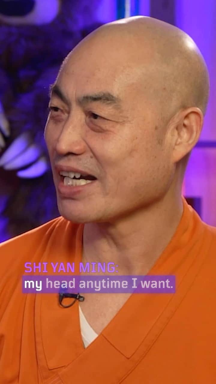 アンソニー・ペディラのインスタグラム：「Shi Yan Ming would break rocks on his head   (full video coming tomorrow) #buddhistmonk」