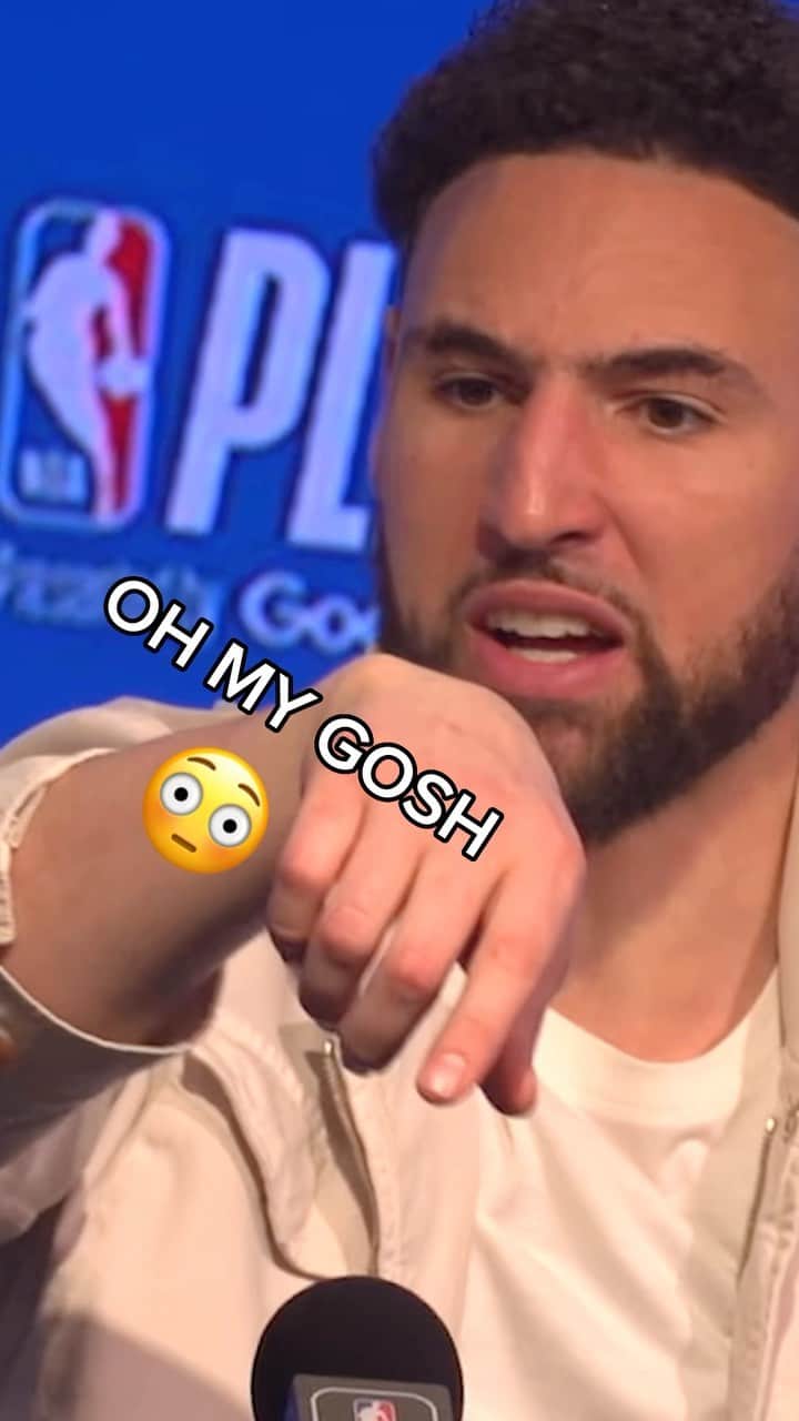 ゴールデンステート・ウォリアーズのインスタグラム：「Game 4 ➡️ Game 5   Klay changed up his strategy」