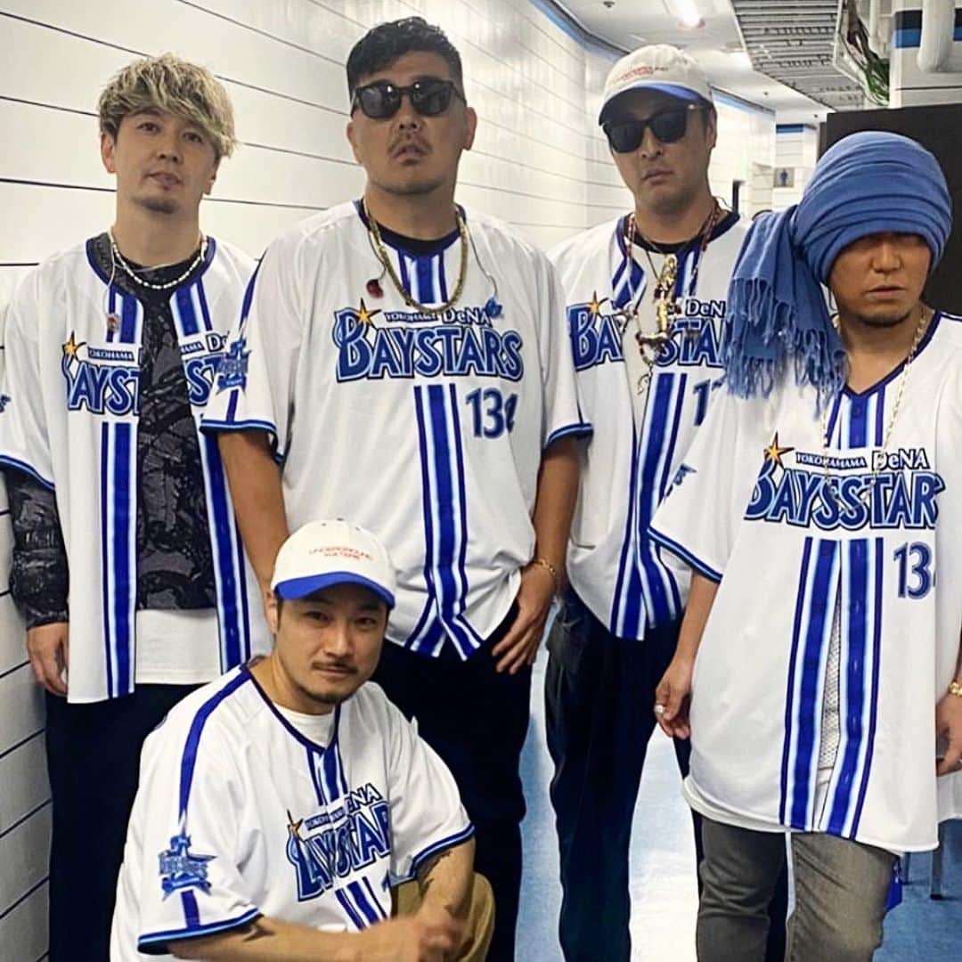 HAN-KUNのインスタグラム：「湘南乃風 x BAYSTARS」