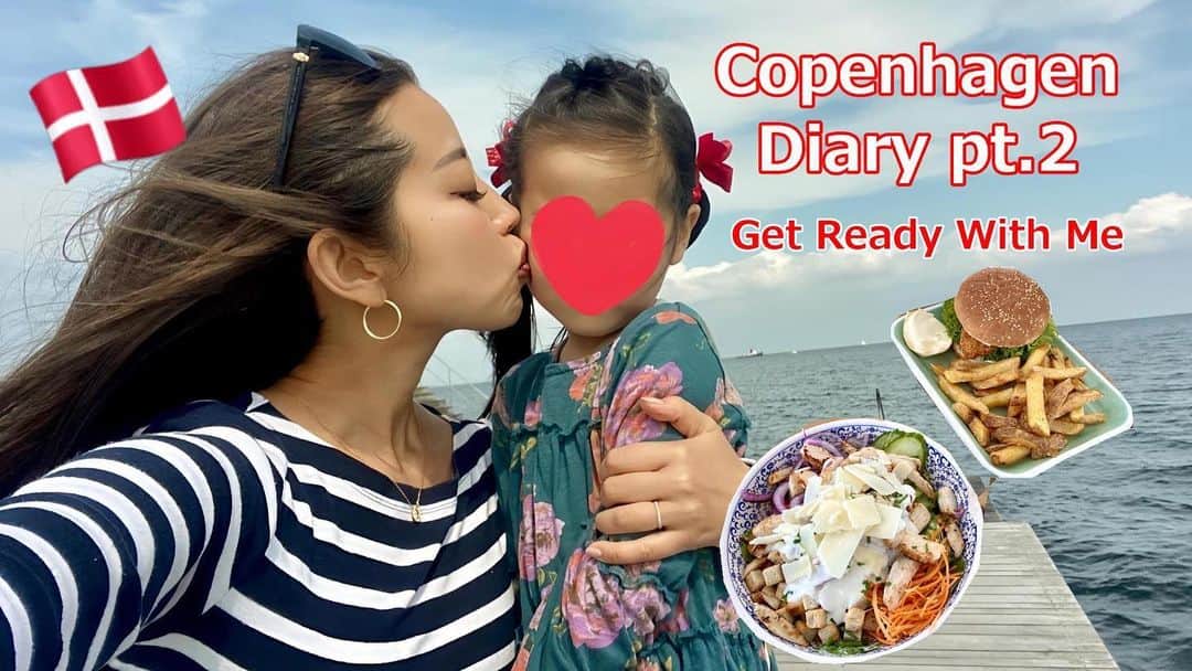 PINKYのインスタグラム：「YouTubeを更新しました📹❤️  コペンハーゲン Vlog pt.2です🇩🇰  ストーリーズやプロフィールのリンクからYouTubeに飛べます🪽  今回はプチGet Ready With Me的なお出かけ準備(髪の巻き方)や、スーパー&パン屋さんで買った食材で朝食作り、コペンハーゲンの名所を巡って美味しいものを食べたりしています😋🐟💓  よろしければご覧ください🫶  ・・・・・・・  #おゆうちゃんねる #OyuuChannel #YouTube #PINKY #コペンハーゲン #デンマーク旅行 #Pskitchen」