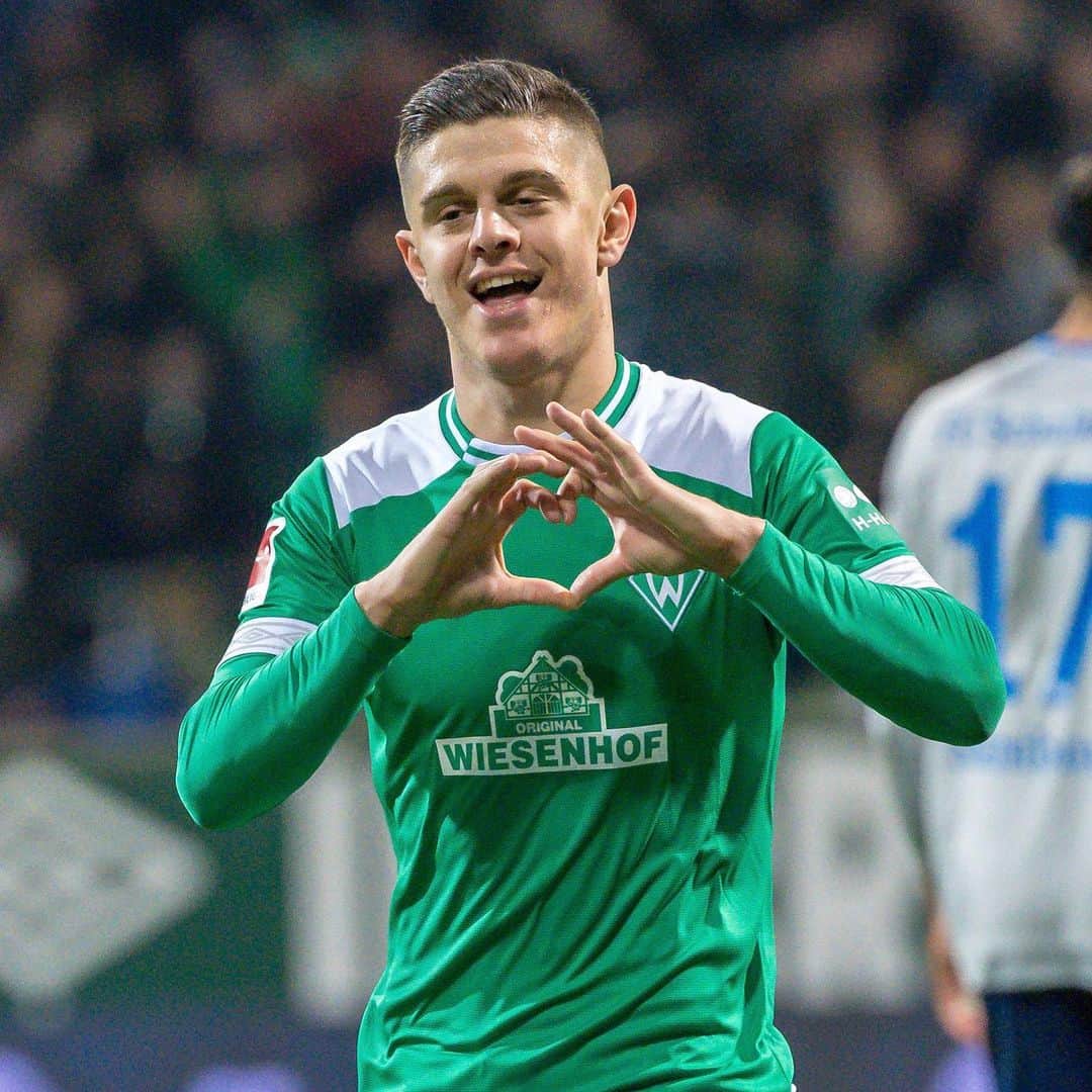 のインスタグラム：「Unsere Torschützen gegen Schalke 04 ⚽️🔥  Welche Spieler vermisst ihr in der Galerie? 🧐 _____ #werder #bremen #svw #llgw #fussball #s04svw」