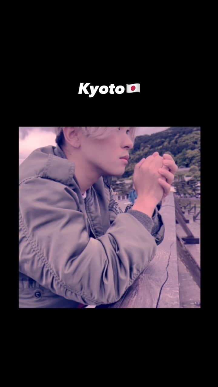 奥田力也のインスタグラム：「ほぃ🐵💭 京都行った時のまとめてみました☺️  #Ricky #京都 #このbgmいいね #kyoto」