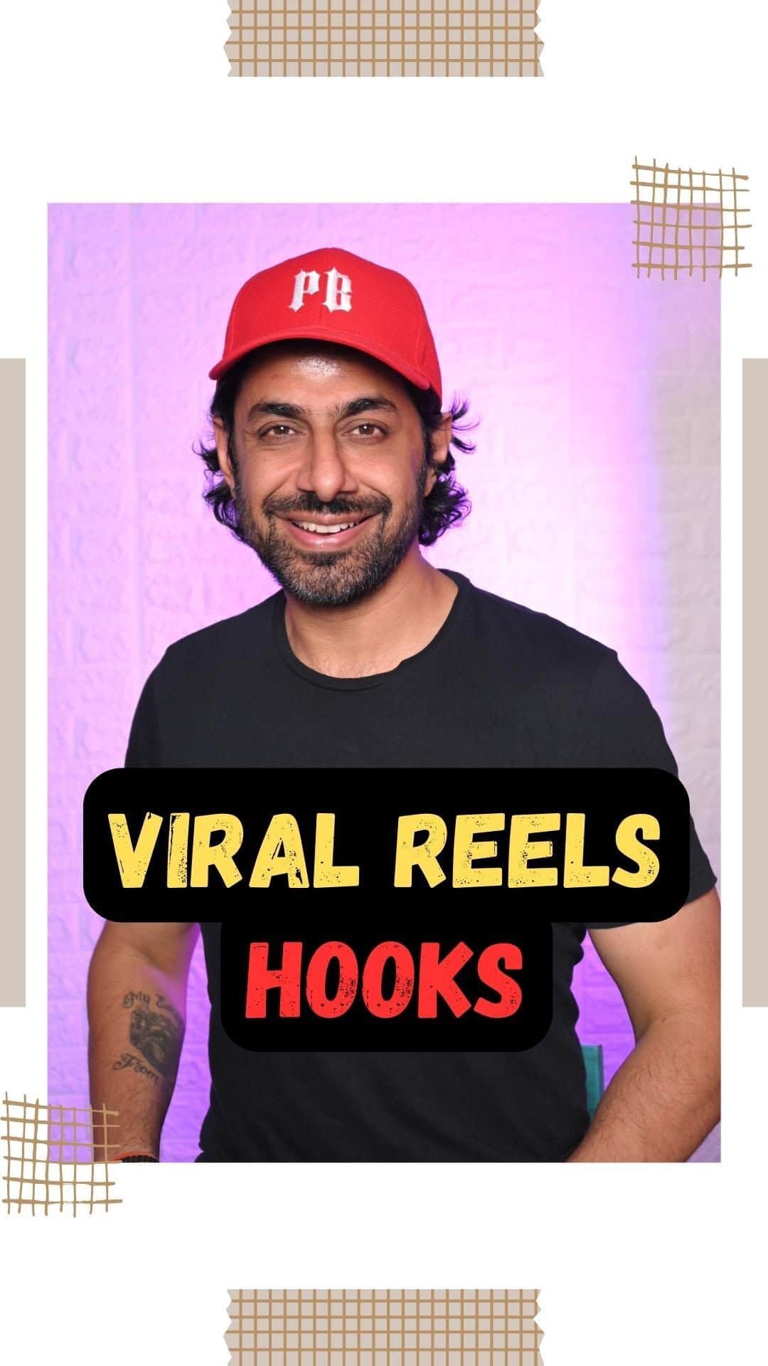 のインスタグラム：「How to make your reels viral - they always talk about the Hook ..and here is how you can get several viral hook ideas for your next reels . Follow @praveenbhat for more  . #praveenbhat #viralreeĺ #indianreelstrending」