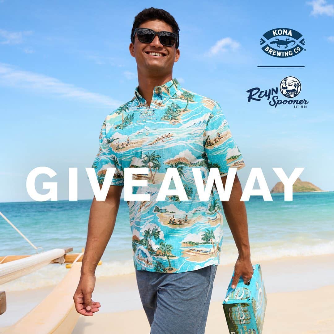 レインスプーナーのインスタグラム：「🌊GIVEAWAY🌊 Are you ready to show your love for Big Wave this summer? Here’s your opportunity to win pieces from our latest collab with @konabigwave.  One lucky winner will receive a Kona Aloha Shirt, bucket hat and swim trunks.   To enter, be sure you’re following us (@reynspooner) and @konabigwave and tag someone you’d like to share a Big Wave with in the comments below.  (1) entry per person. The winner will be chosen at random on May 4, 2023. 21+ and US only. No Purchase Necessary. Open to US residents 21+. Begins April 27, 2023 and ends May 4, 2023. Void where prohibited.」