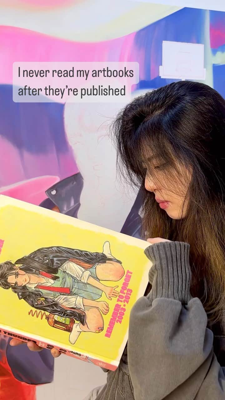 門小雷のインスタグラム：「The 10th anniversary of this art book. Would you like a “2013 - 2023”?   📕<REMEMBER TO FORGET : Little Thunder Artbook 2003 - 2013> (Discontinued)」