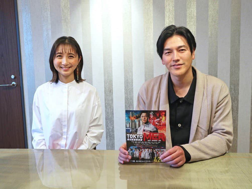 のインスタグラム：「明日17時からは… TBSラジオ『要潤のMagic Hour』  4月最後の土曜日は #要潤 #近藤夏子 2人の近況トークをお届けします😊  ついに本日公開！ 劇場版『#TOKYOMER 〜走る緊急救命室〜』の 撮影秘話もたっぷりと🚑 @tokyo_mer_tbs  📲#radiko はこちら radiko.jp/share/?sid=TBS…」