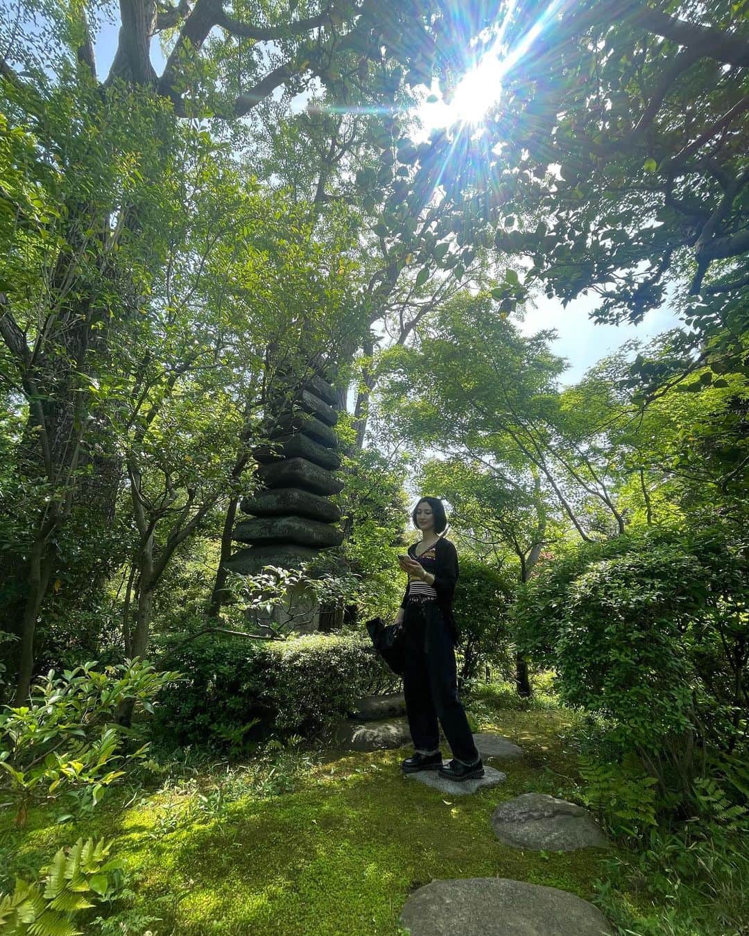 のインスタグラム：「緑 #japanesegarden」