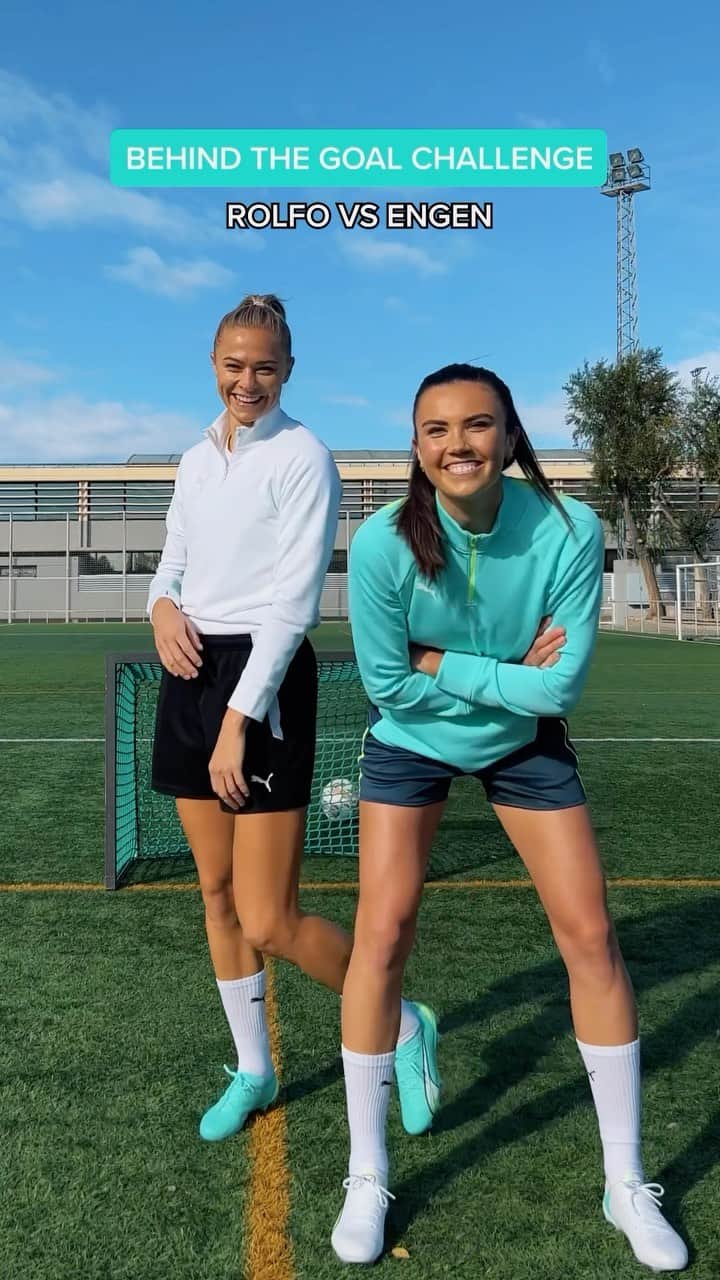 PUMA Footballのインスタグラム：「This duo ➡️ EUROPEAN FINAL 🤩 @fridolinarolfo @ingrid_engen」