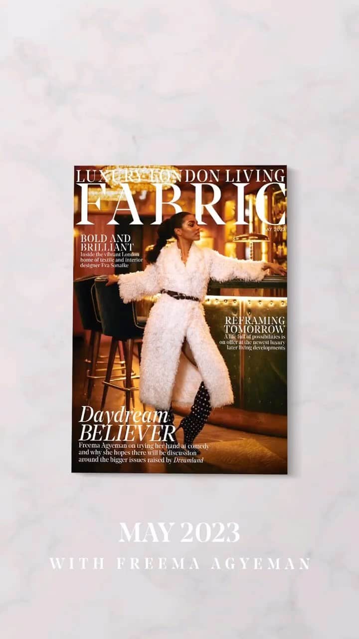 フリーマ・アジェマンのインスタグラム：「Our May issue, out now, features a full-length interview with actor Freema Agyeman (@freemaofficial). In it, Freema explains how her role in Sky’s latest comedy-drama, Dreamland, was a lot of fun. Everybody was so supportive, she reveals, “it’s a show about women, and it’s female centric, and about female interactions and relationships”.   To read the full interview and see our fabulous shoot, go online, link in bio.   Photography by @YolandaLiou | Styling by @OlgaTimofejeva | Hair by @momoshair | Make up by @andrianimakeup | Shot on location @hotelkensington   #editorial #interview #dreamland #inthemaking」