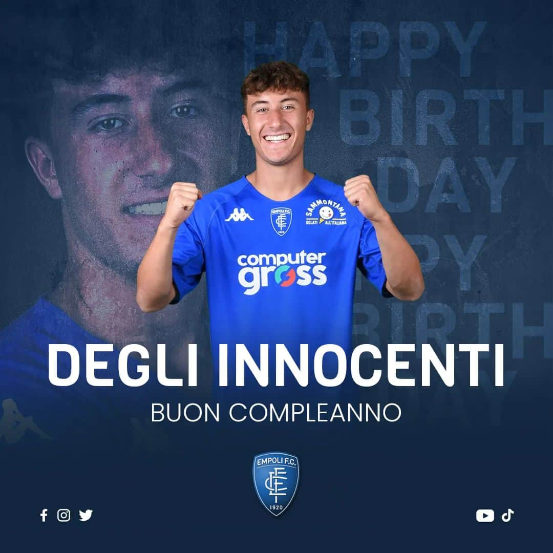 エンポリFCさんのインスタグラム写真 - (エンポリFCInstagram)「Buon compleanno Duccio 🎉🥳🎂🍾  #Empoli #AvantiAzzurro #ComeOnBlues #EmpoliFootballClub #EmpoliFC #EmpoliFC1920 #InstaEmpoli #InstaAzzurri #InstaEFC」4月28日 16時00分 - empoli_fc_official