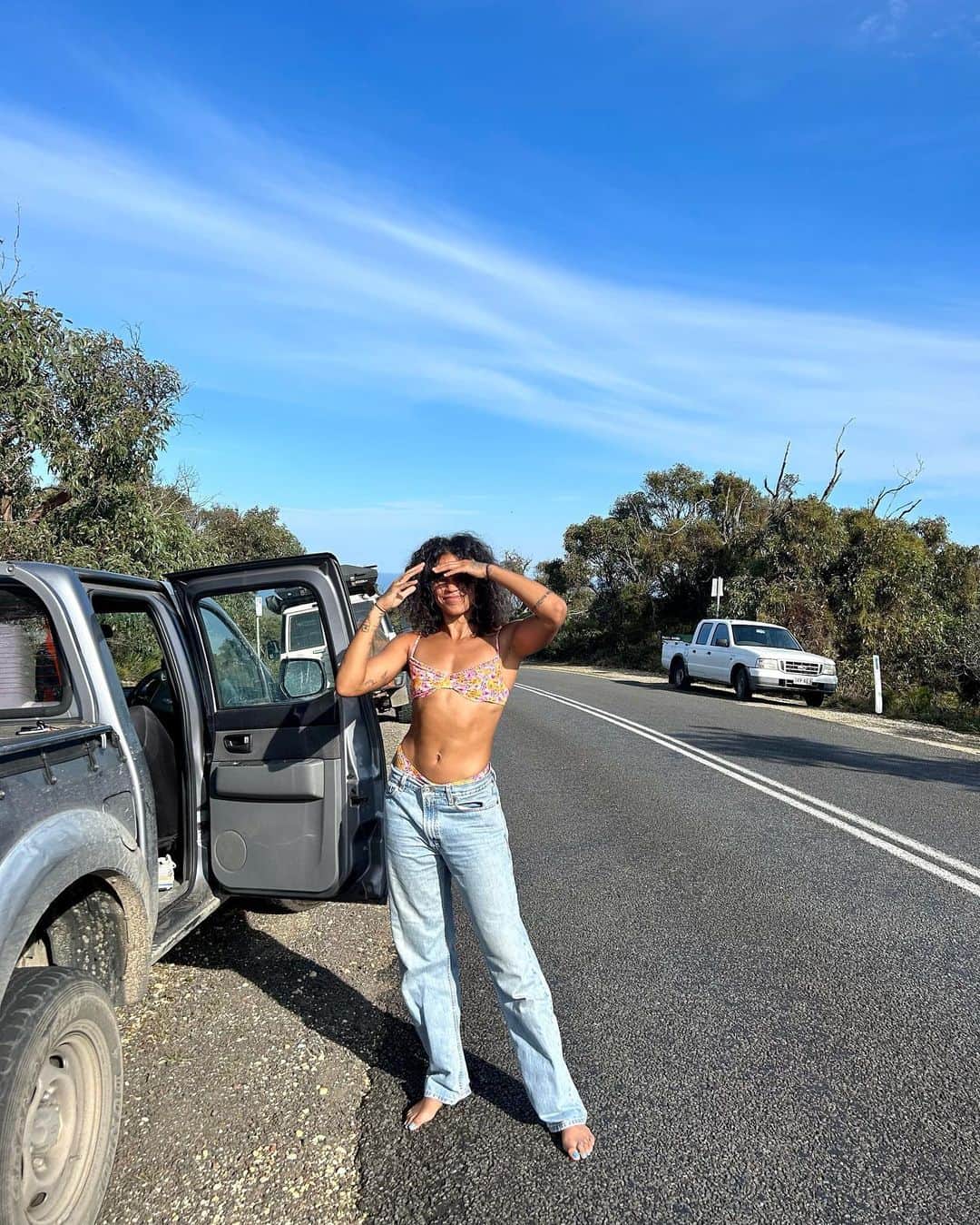 モーガン・ミッチェルのインスタグラム：「Girls who ute @celeste.mucci」