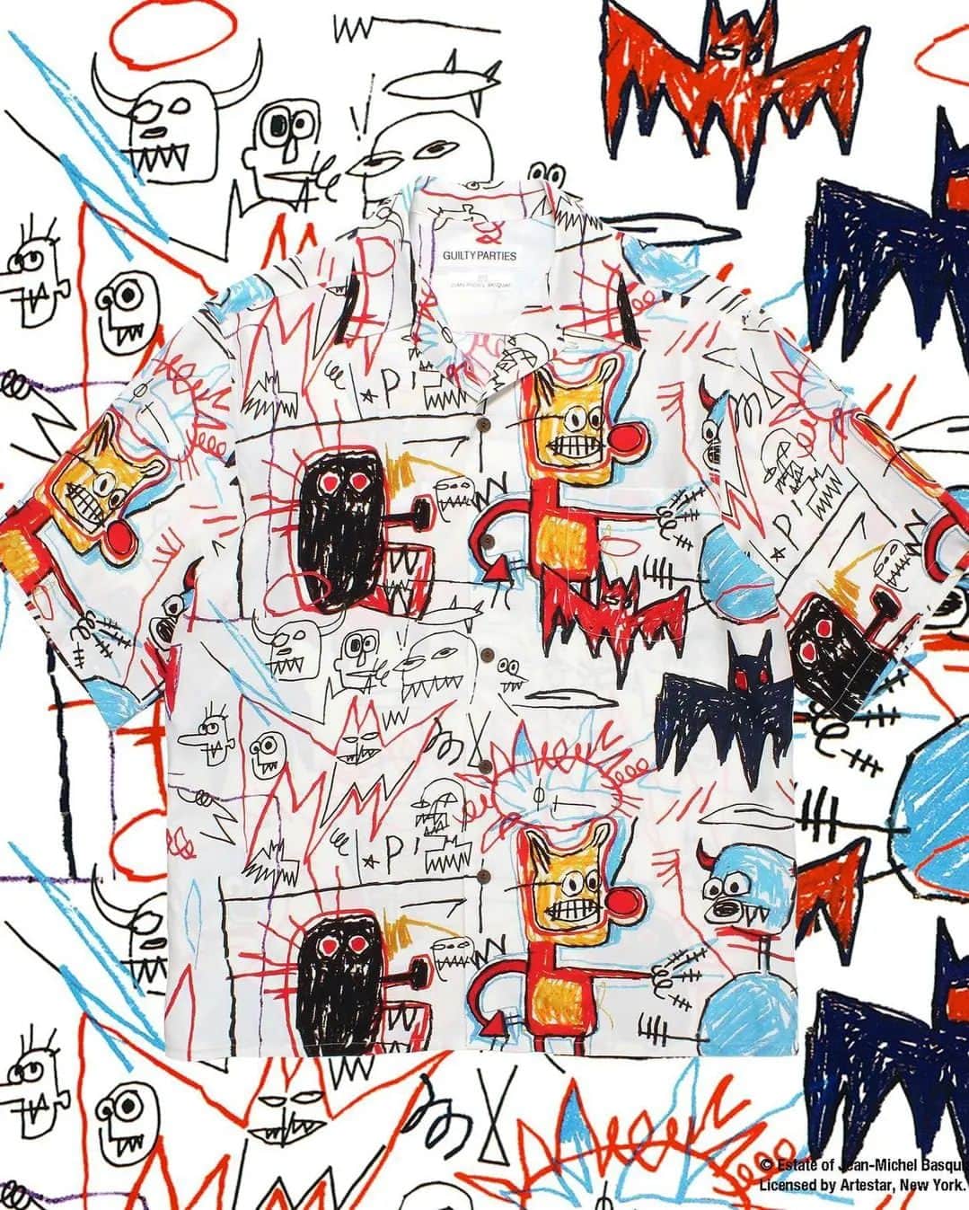 Deepinsideinc.com Storeさんのインスタグラム写真 - (Deepinsideinc.com StoreInstagram)「jean-Michel Basquiat x Wackomaria  2023.04.29   @wackomaria_guiltyparties  #wackomaria  #jeanmichelbasquiat」4月28日 17時28分 - deepinsideinc.comstore_men